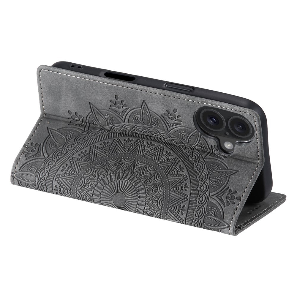 iPhone 16 Wallet-Hülle – Mit Magnetverschluss & Muster aufgedruckt