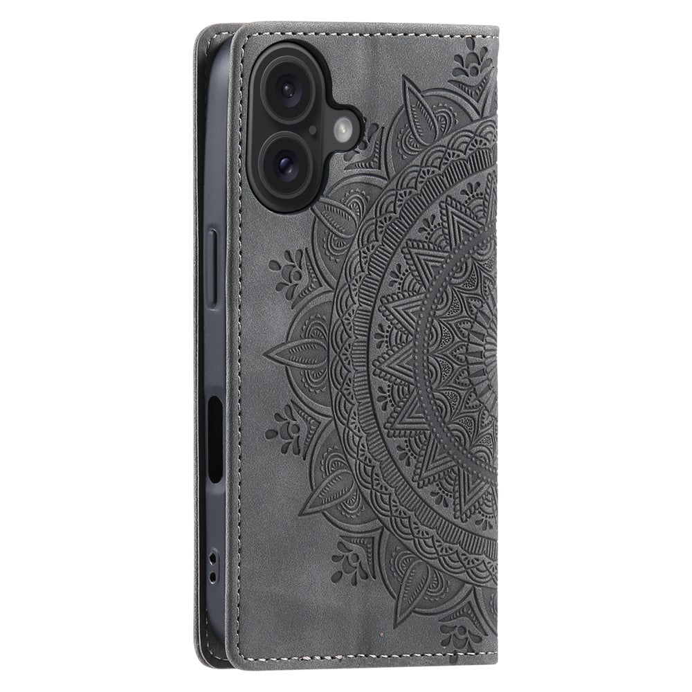 iPhone 16 Wallet-Hülle – Mit Magnetverschluss & Muster aufgedruckt