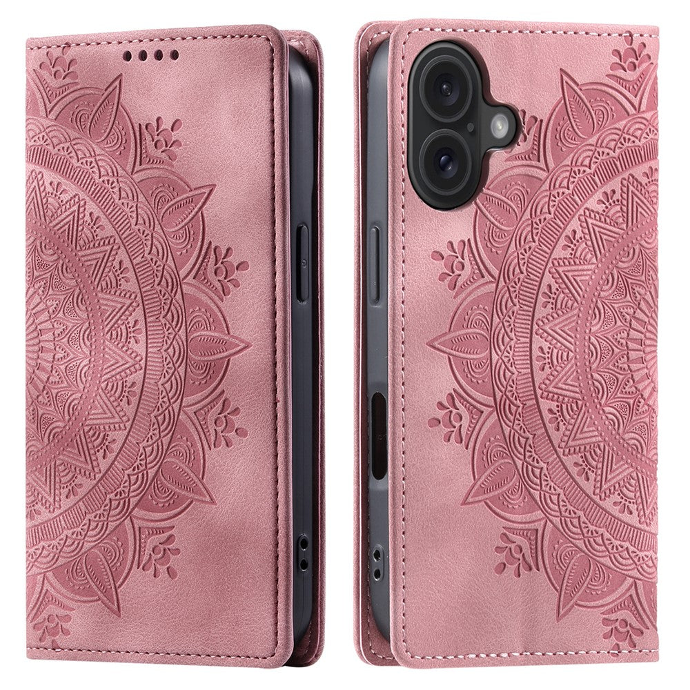 iPhone 16 Wallet-Hülle – Mit Magnetverschluss & Muster aufgedruckt