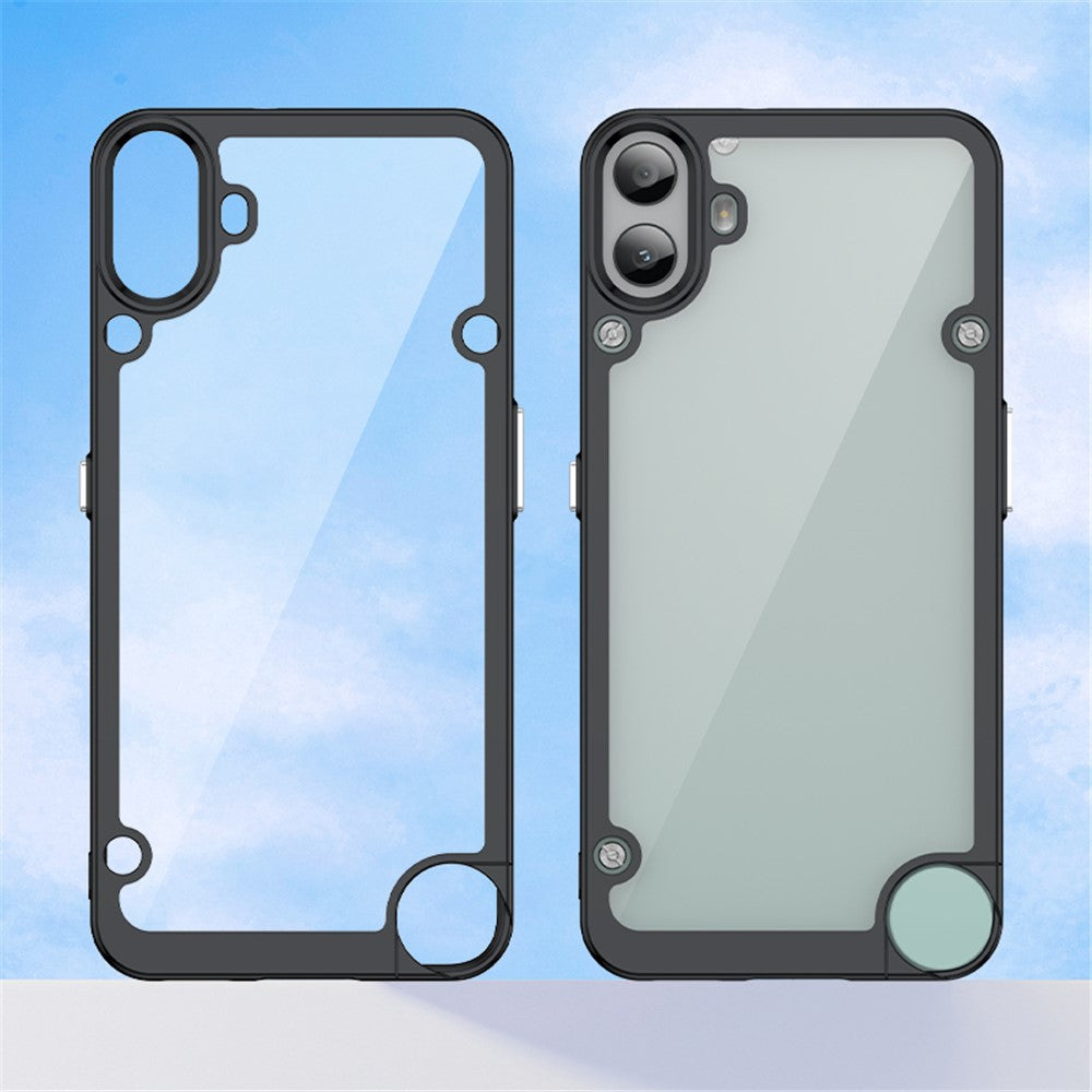 Nothing CMF Phone 1 Transparente Handyhülle – Stoßfeste Rückseite, aus TPU & Acryl