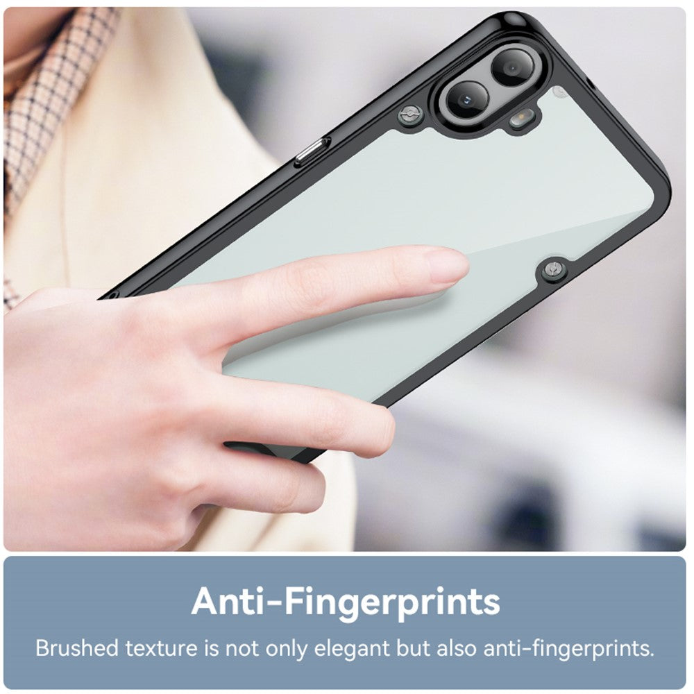 Nothing CMF Phone 1 Transparente Handyhülle – Stoßfeste Rückseite, aus TPU & Acryl