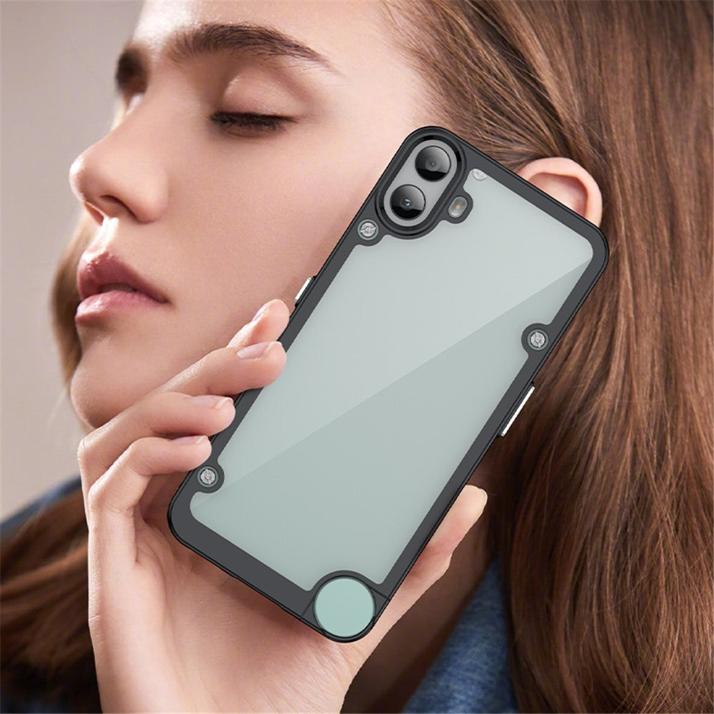 Nothing CMF Phone 1 Transparente Handyhülle – Stoßfeste Rückseite, aus TPU & Acryl