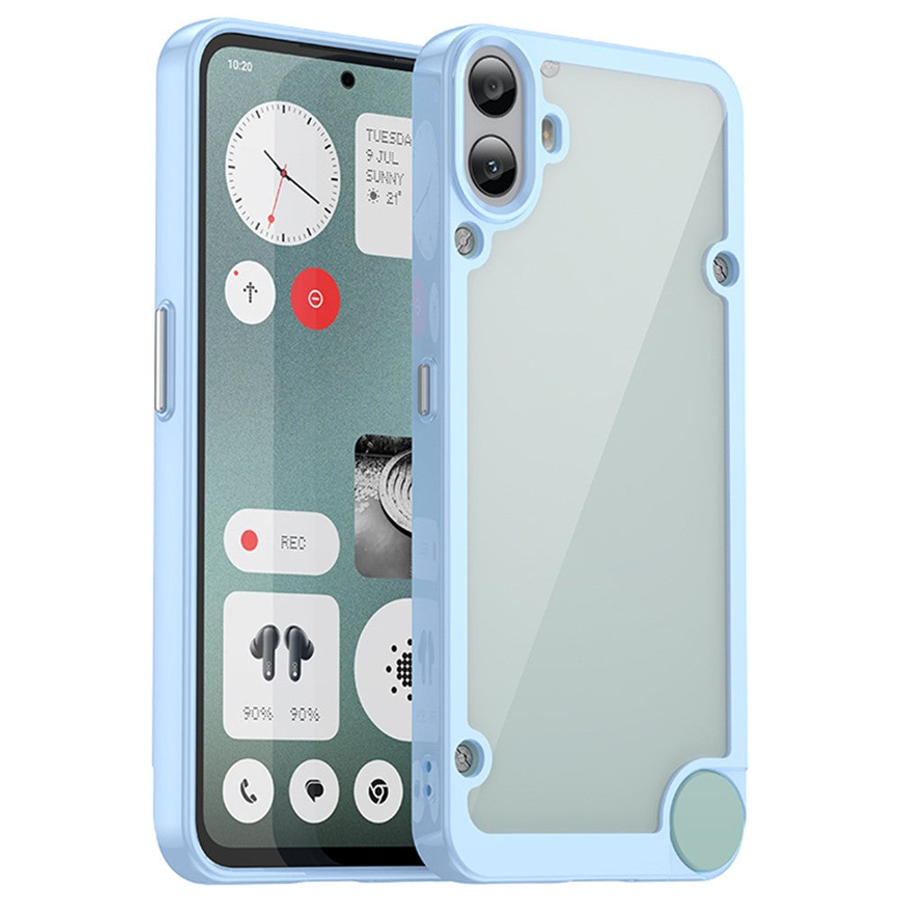 Nothing CMF Phone 1 Transparente Handyhülle – Stoßfeste Rückseite, aus TPU & Acryl