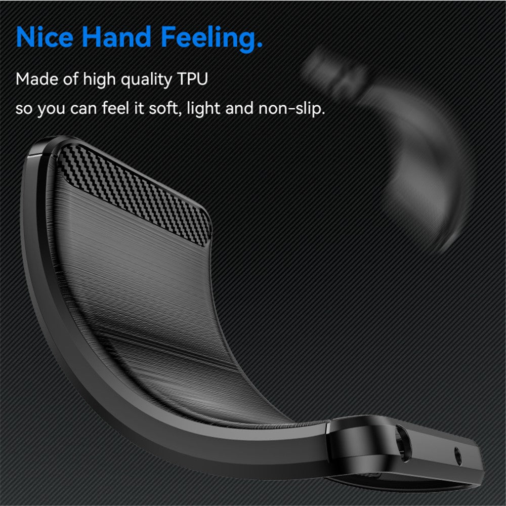 For Nothing CMF Phone 1 Case Carbon Fiber Texture TPU Brushed Phone Cover
