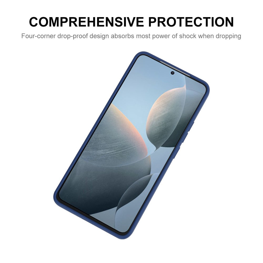 ENKAY HAT PRINCE For Xiaomi Poco X6 Pro 5G / Redmi K70E 5G Silicone Case Straight Edge Phone Cover