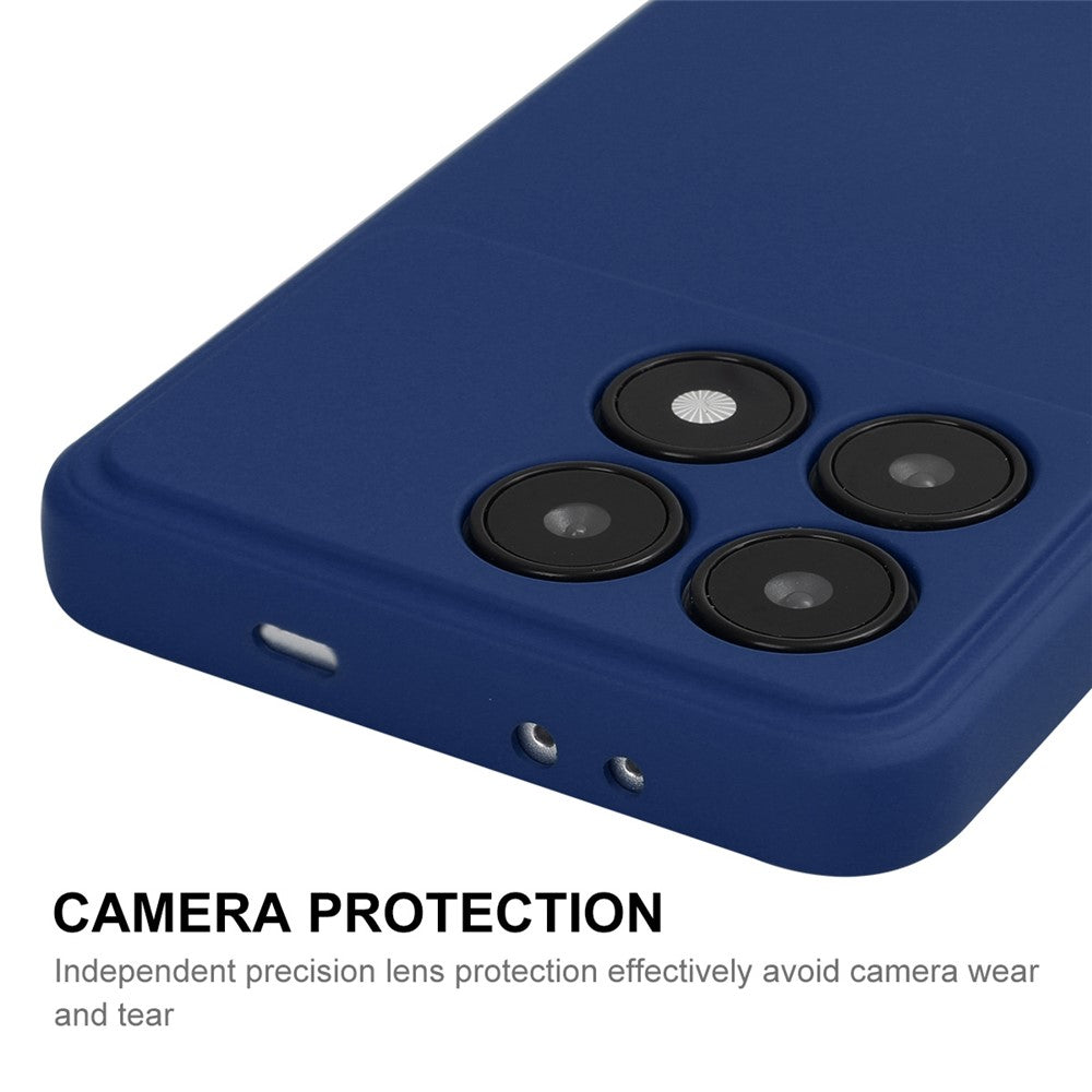 ENKAY HAT PRINCE For Xiaomi Poco X6 Pro 5G / Redmi K70E 5G Silicone Case Straight Edge Phone Cover