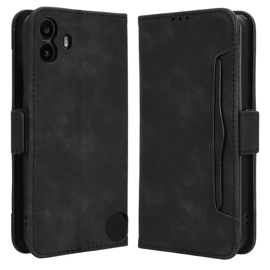For Nothing CMF Phone 1 Case Leather Stand Phone Cover with Multiple Card Slots