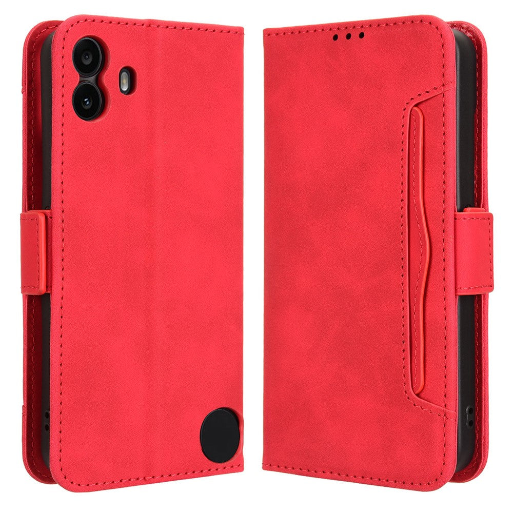 For Nothing CMF Phone 1 Case Leather Stand Phone Cover with Multiple Card Slots