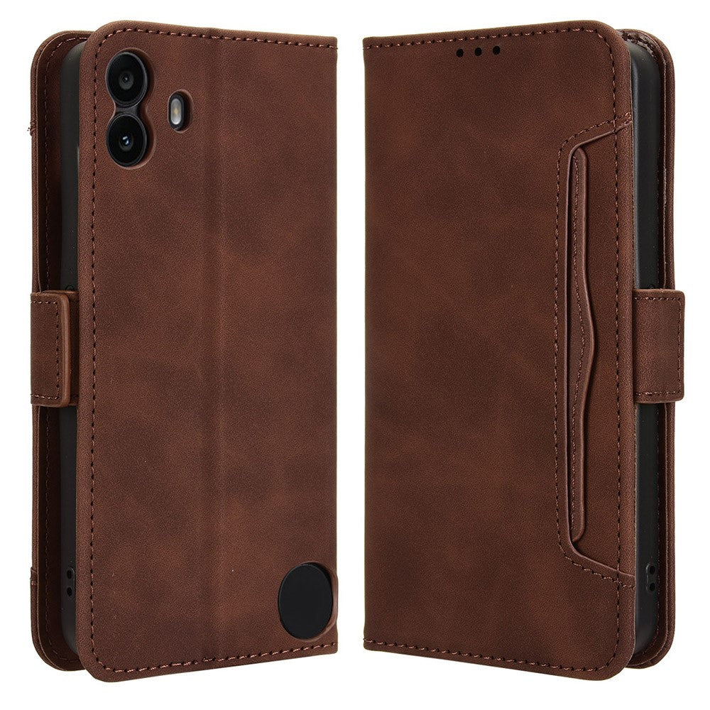 For Nothing CMF Phone 1 Case Leather Stand Phone Cover with Multiple Card Slots