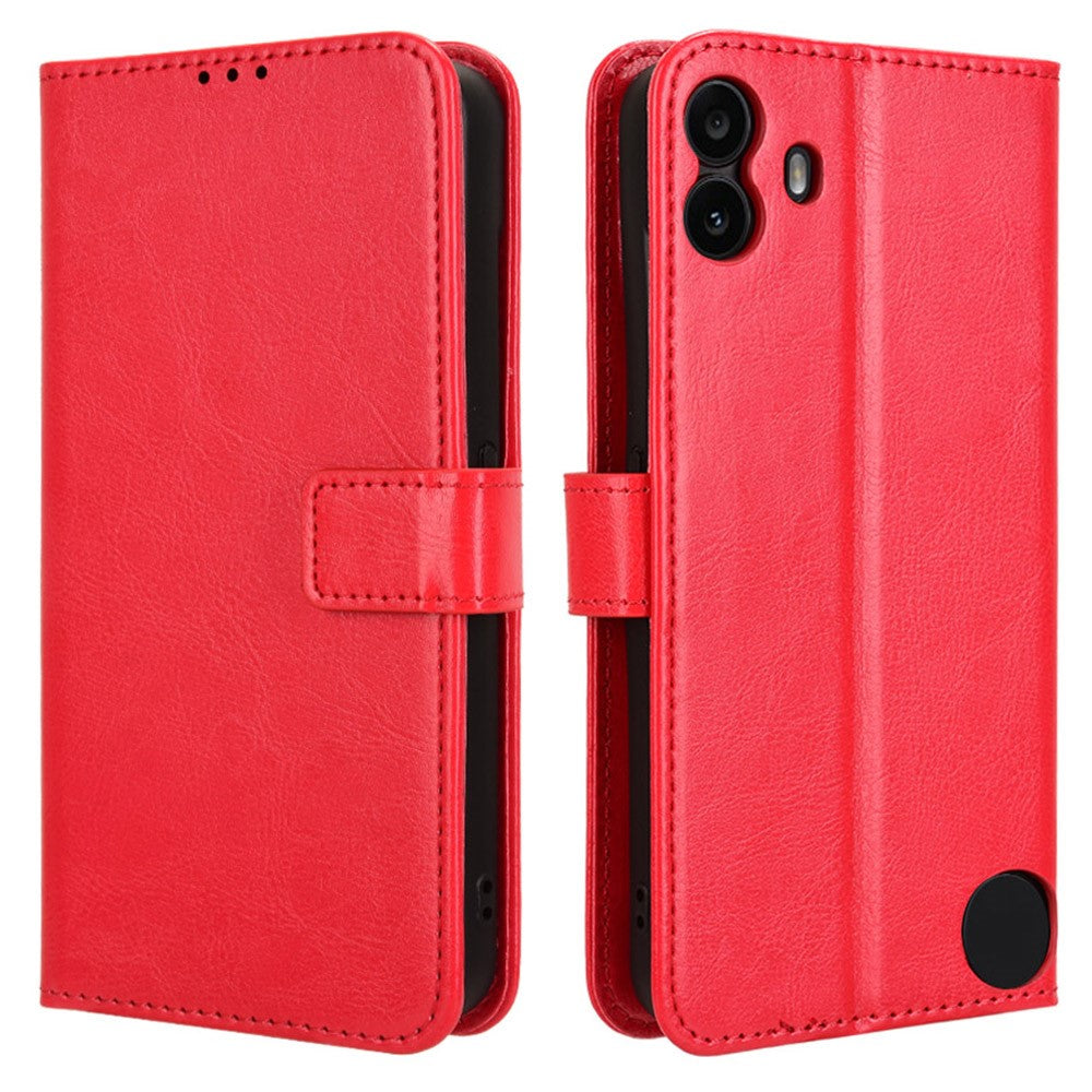 Nothing CMF Phone 1 Wallet-Handyhülle – Aus strukturiertem Leder