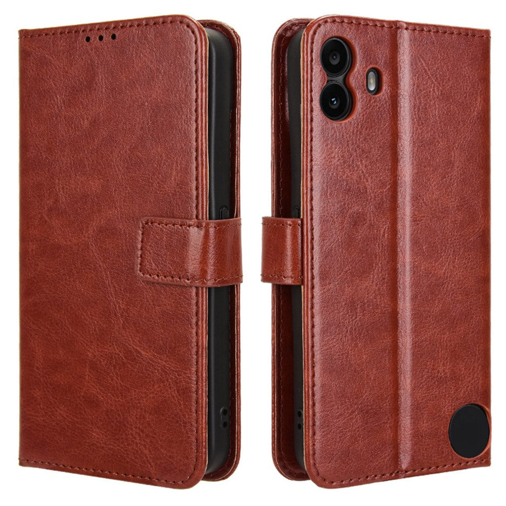 Nothing CMF Phone 1 Wallet-Handyhülle – Aus strukturiertem Leder