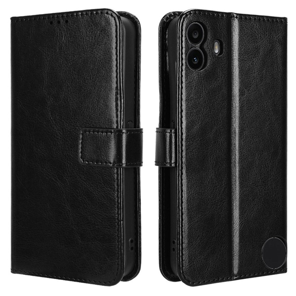 Nothing CMF Phone 1 Wallet-Handyhülle – Aus strukturiertem Leder
