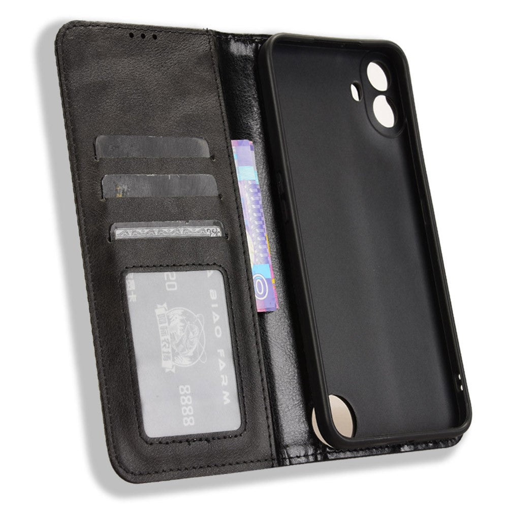 Nothing CMF Phone 1 Wallet-Handyhülle – Aus strapazierfähigem PU-Leder, mit Standfunktion & integriertem Portemonnaie