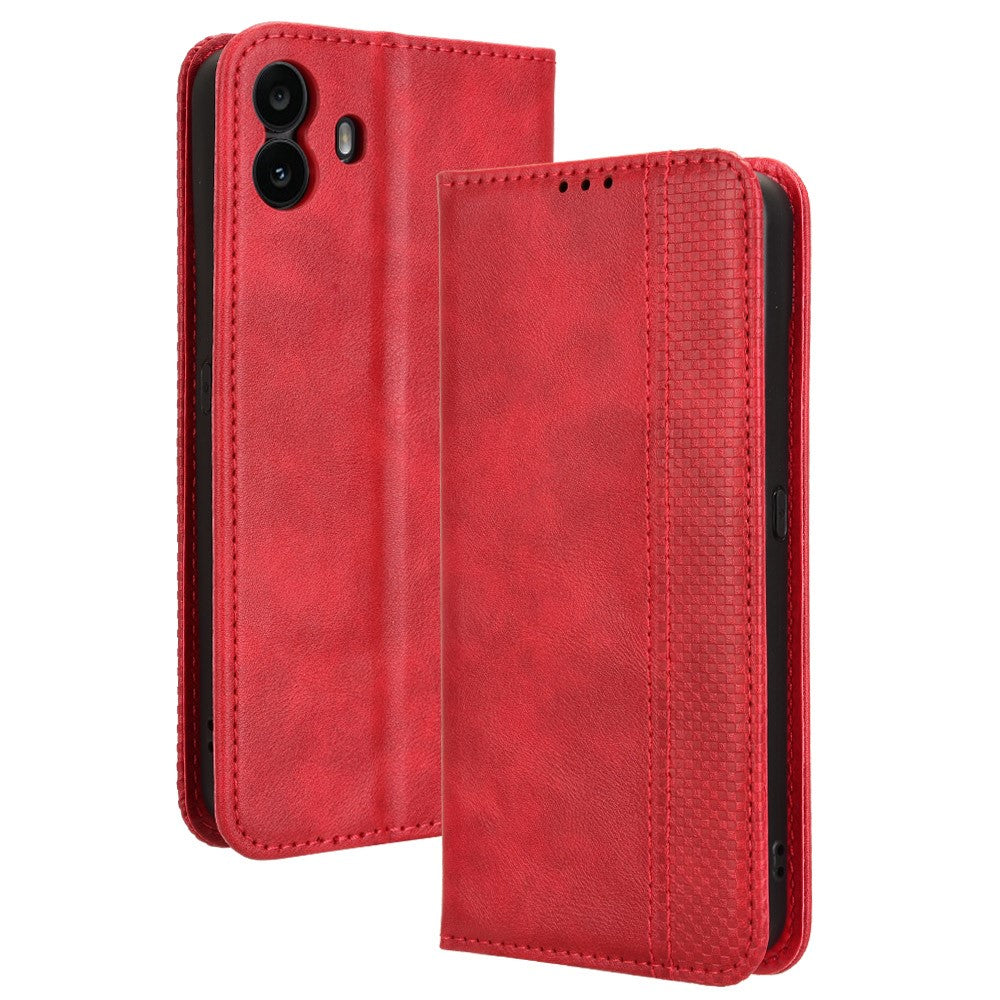 Nothing CMF Phone 1 Wallet-Handyhülle – Aus strapazierfähigem PU-Leder, mit Standfunktion & integriertem Portemonnaie