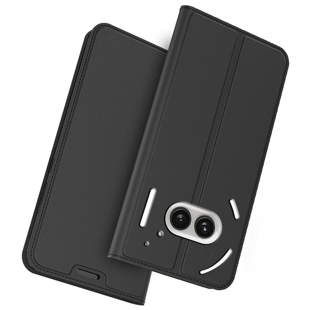 Nothing Phone (2a) Plus / Phone (2a) Wallet-Handyhülle – Aus PU-Leder mit Kartenhalter, Ständer & Magnetverschluss