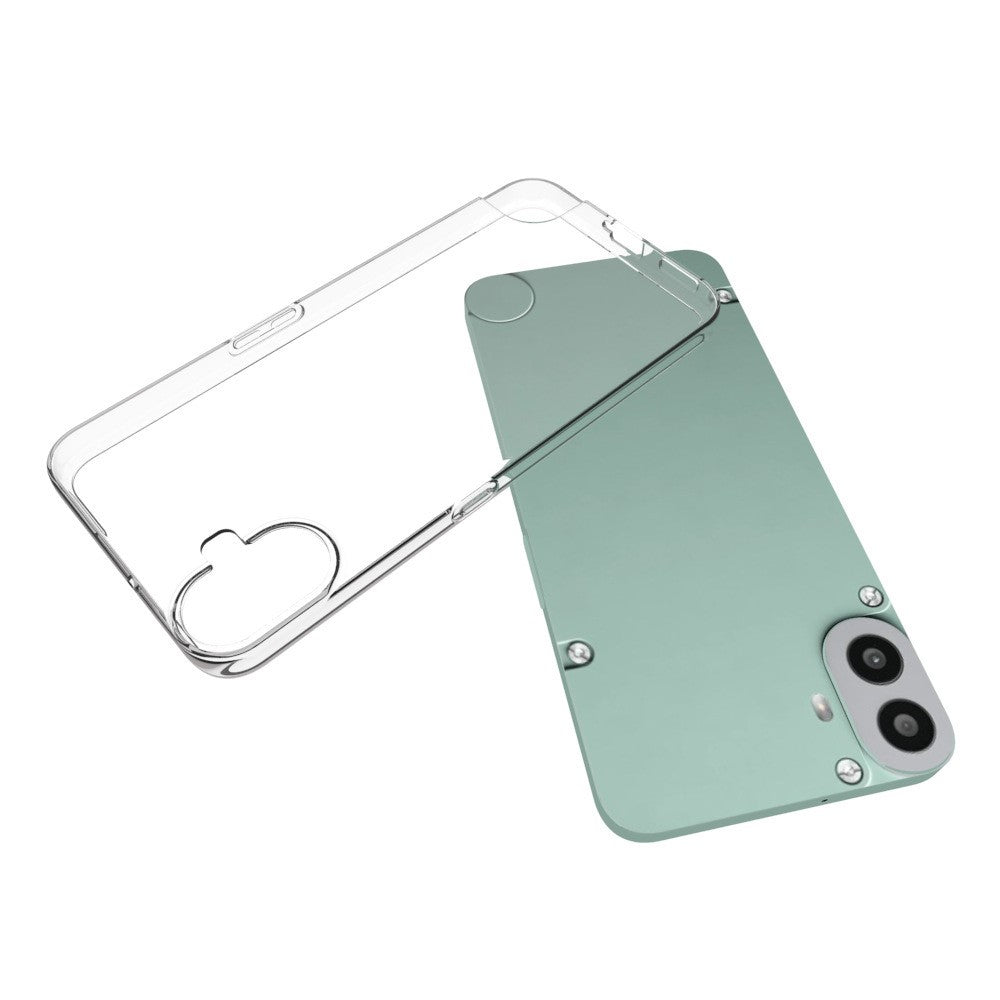 Nothing CMF Phone 1 Transparente Handyhülle – 2,0 mm dünn, kratzfest, aus TPU