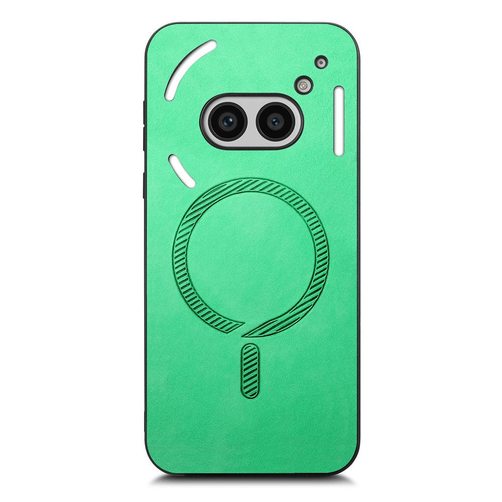 Nothing Phone (2a) Plus / Phone (2a) Magnetische Handyhülle – Leder-Rückseite, hautfreundlich