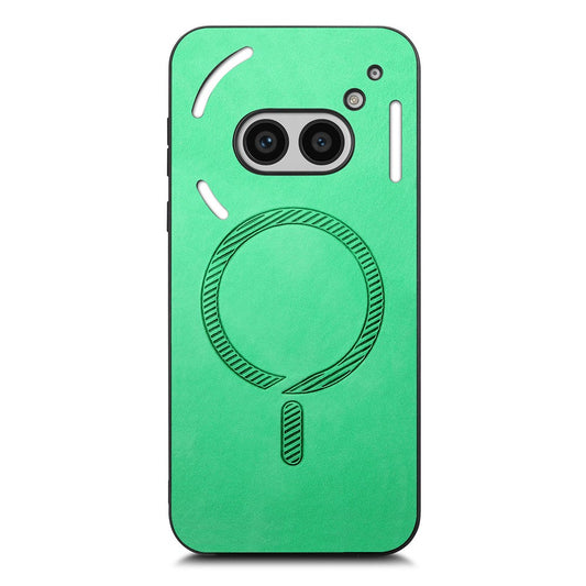 Nothing Phone (2a) Plus / Phone (2a) Magnetische Handyhülle – Leder-Rückseite, hautfreundlich