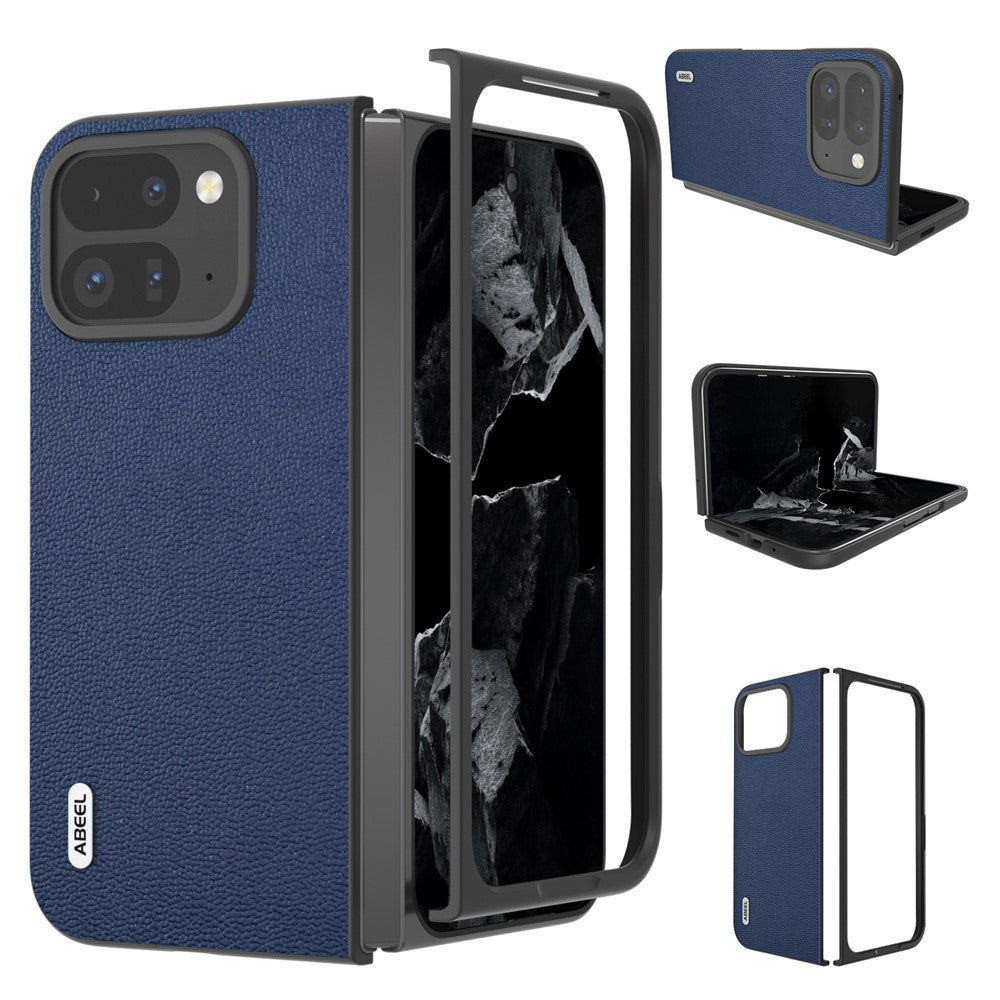 Pixel 9 Pro Fold 5G Lederhülle – Aus echtem Rindsleder und Polycarbonat