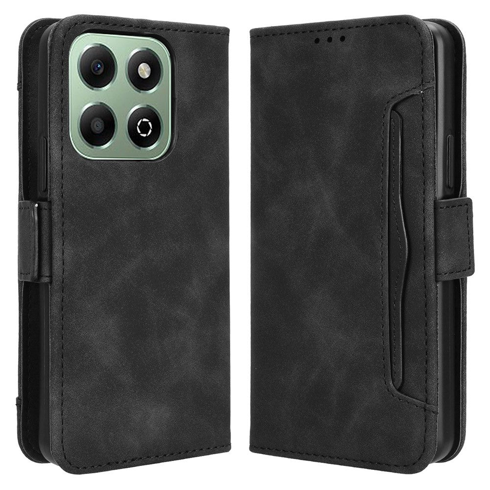 For Honor X6b 4G Phone Stand Case PU Leather Cover Wallet