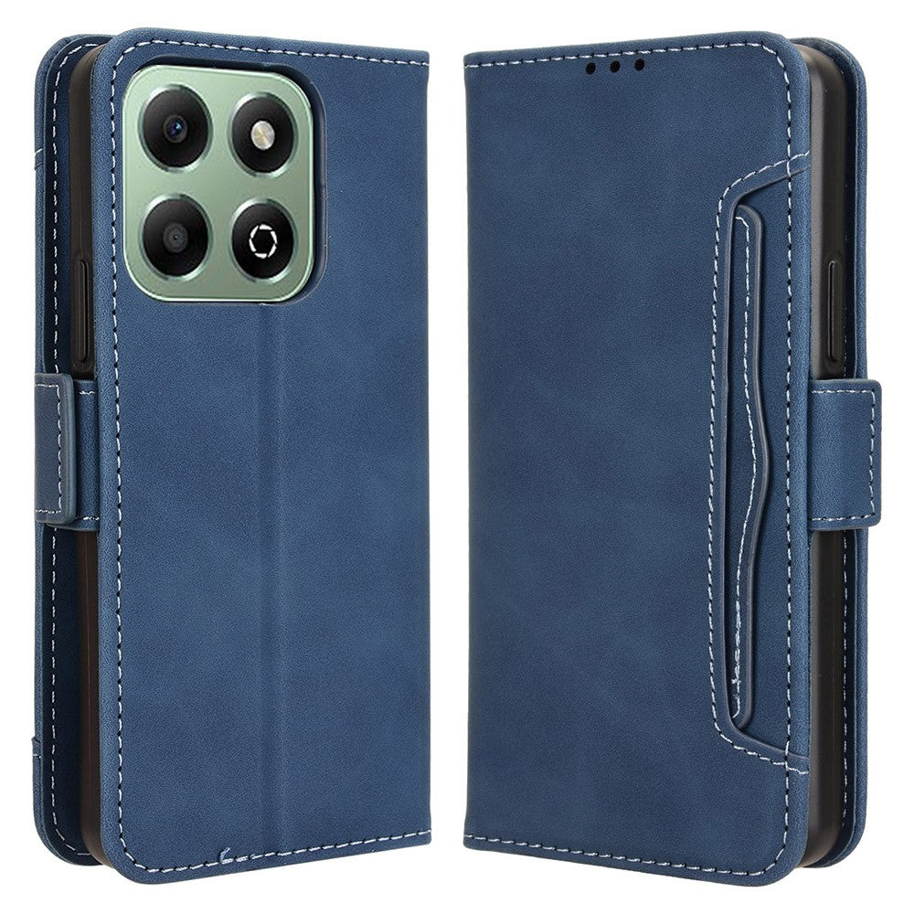 For Honor X6b 4G Phone Stand Case PU Leather Cover Wallet