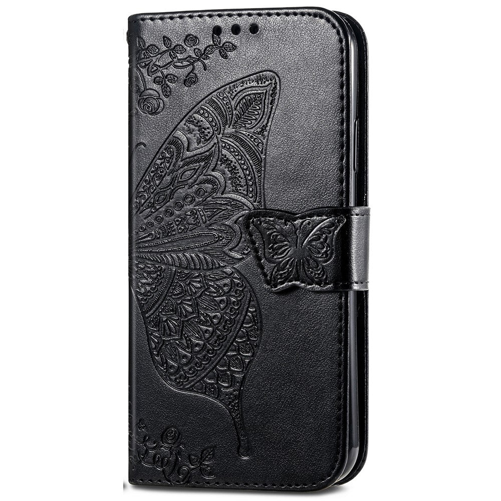 Nothing CMF Phone 1 Wallet-Handyhülle – Aus PU-Leder mit Schmetterlingsmuster