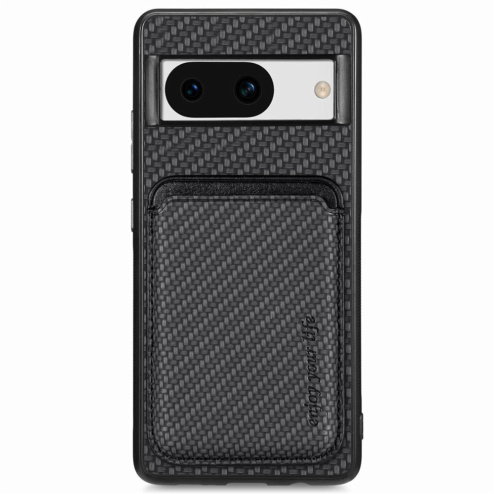 Pixel 8a Schutzhülle – Magnetische abnehmbare Kartenhalter-Rückseite