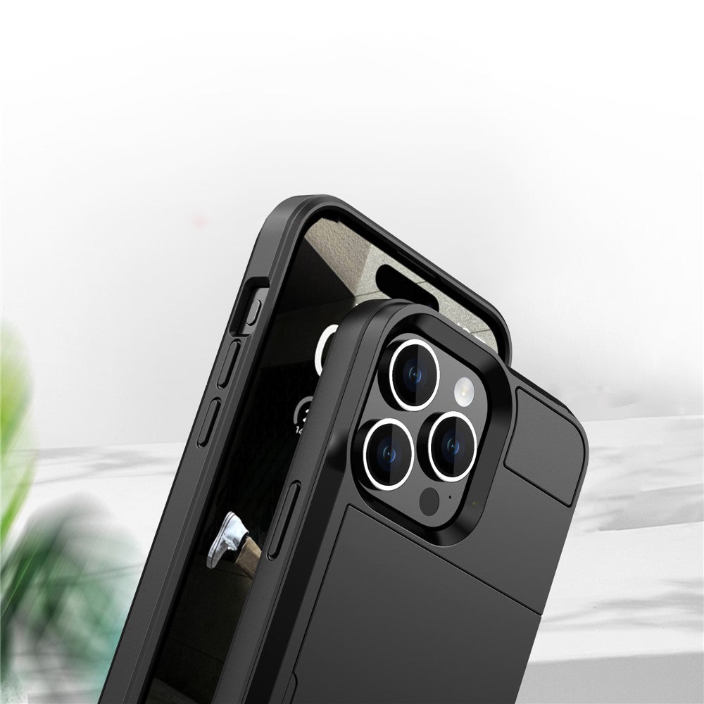 iPhone 16 Pro Schiebekartensteckplatz-Hülle – Mit Kratzfestem Design