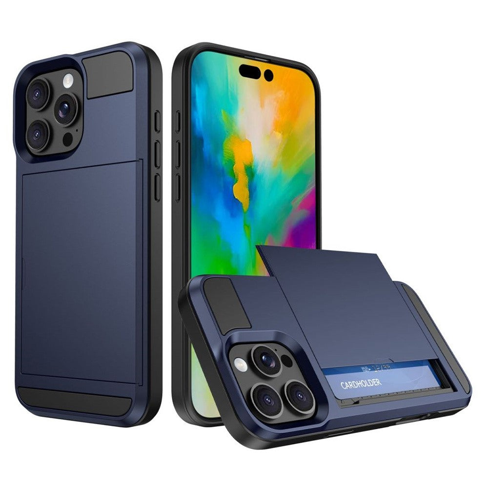 iPhone 16 Pro Schiebekartensteckplatz-Hülle – Mit Kratzfestem Design