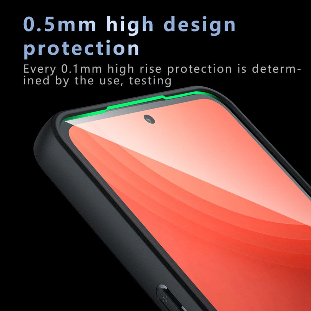 Nothing CMF Phone 1 Handyhülle – Aus TPU + PC, matte Handy-Rückseite, Transparent Schwarz