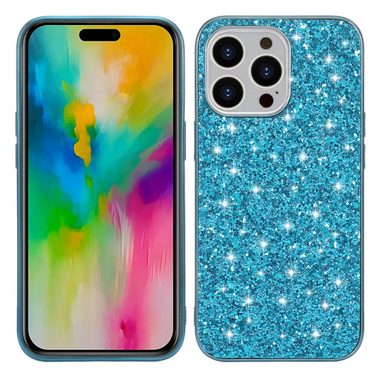 iPhone 16 Pro Schutzhülle – Funkelnde Glitzer-Rückseite