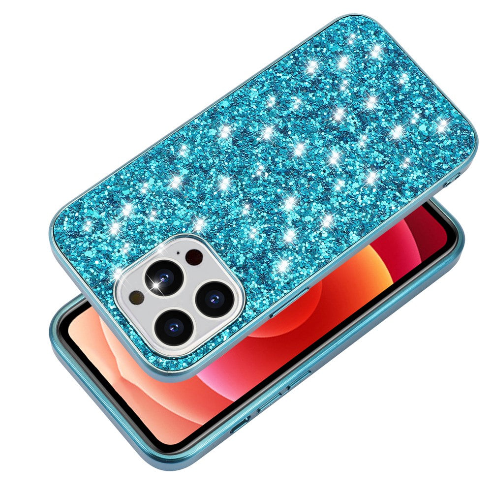 iPhone 16 Pro Schutzhülle – Funkelnde Glitzer-Rückseite