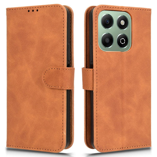Honor X6b 4G Handyhülle – Lederhülle, hautsympathisch, stoßfest, Brieftaschen-Flip