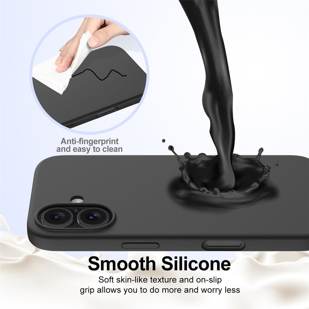 iPhone 16 Magnetische Silikonhülle – Stoßfest