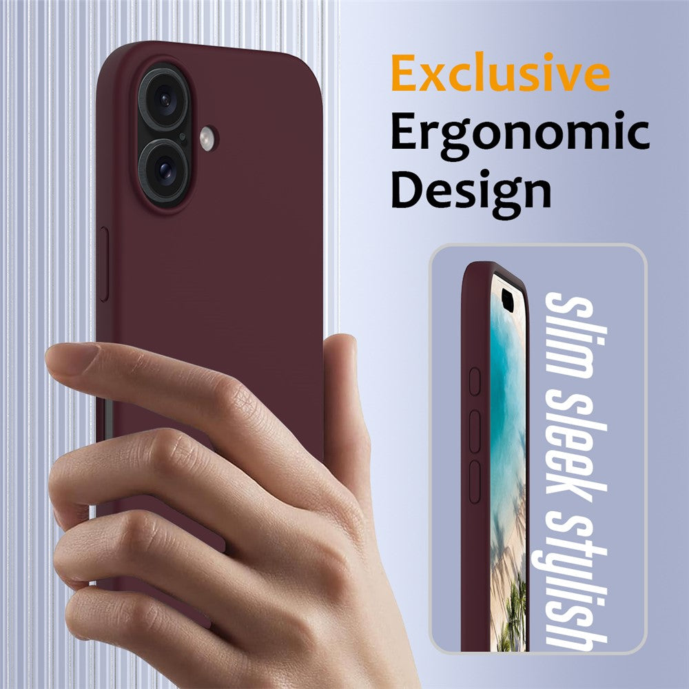 iPhone 16 Plus Magnetische Silikonhülle – Stoßfest