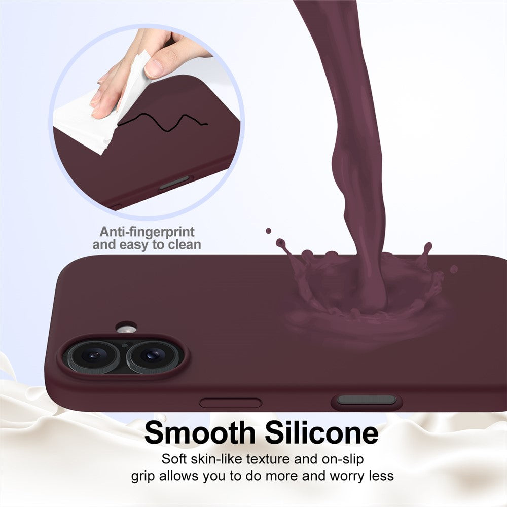 iPhone 16 Plus Magnetische Silikonhülle – Stoßfest