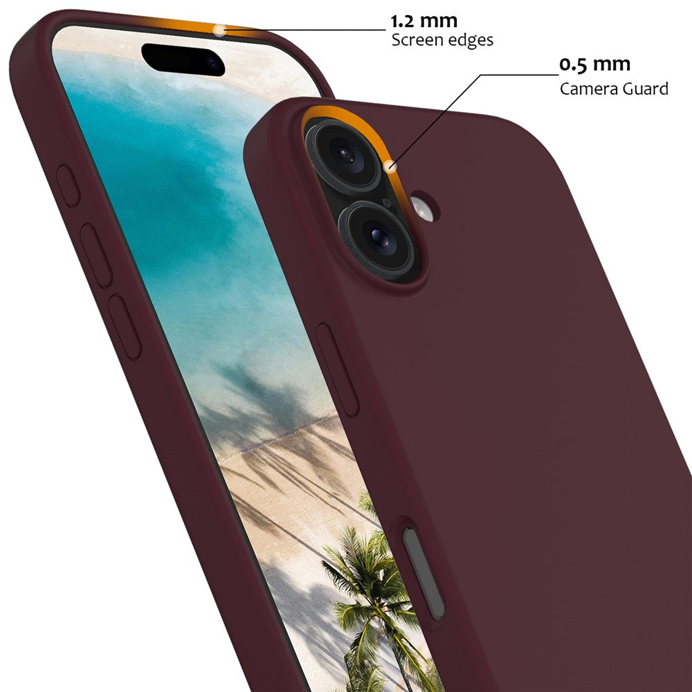 iPhone 16 Plus Magnetische Silikonhülle – Stoßfest