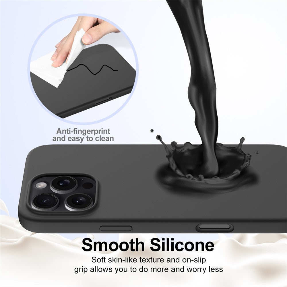 iPhone 16 Pro Magnetische Silikonhülle – Stoßfest