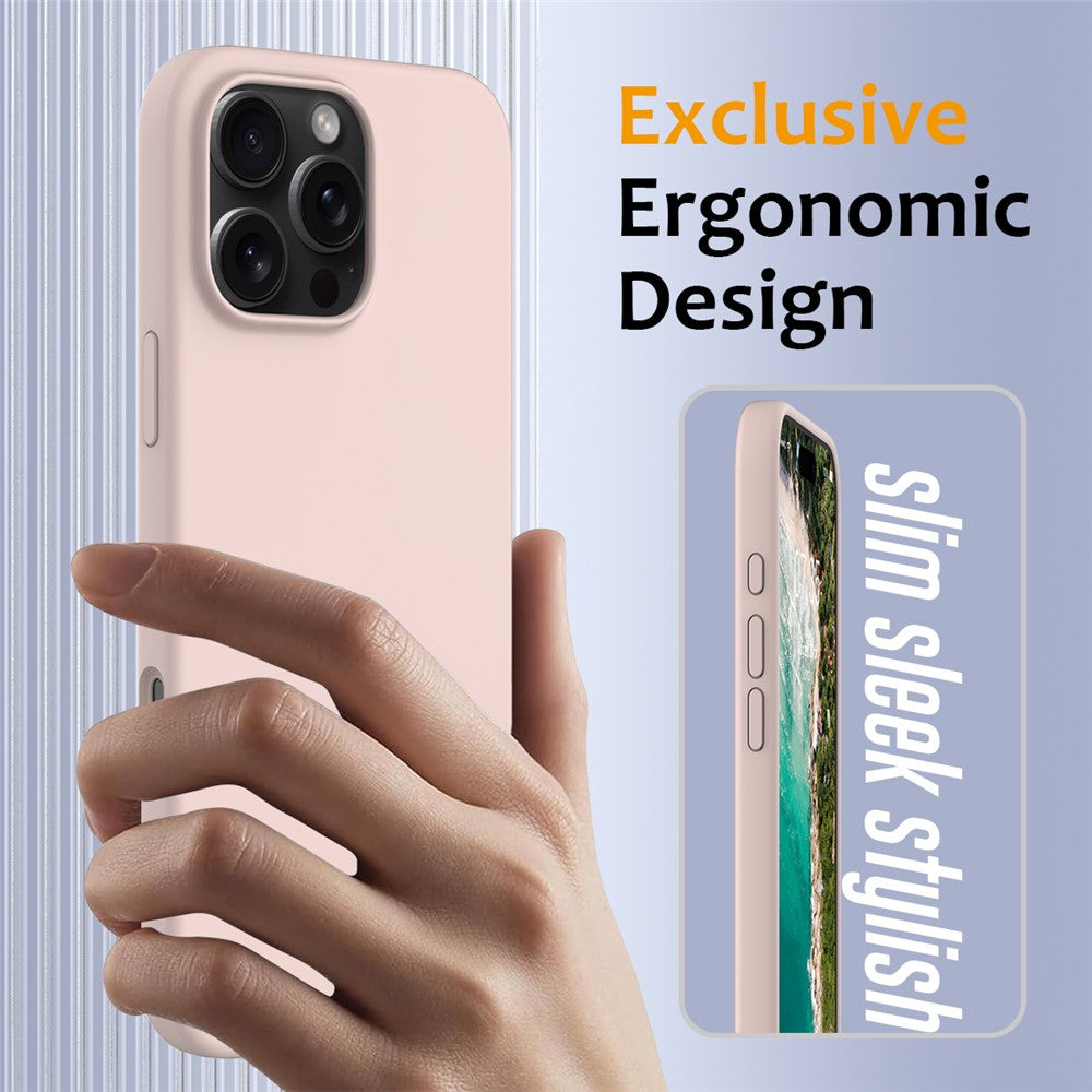 iPhone 16 Pro Max Magnetische Silikonhülle – Stoßfest