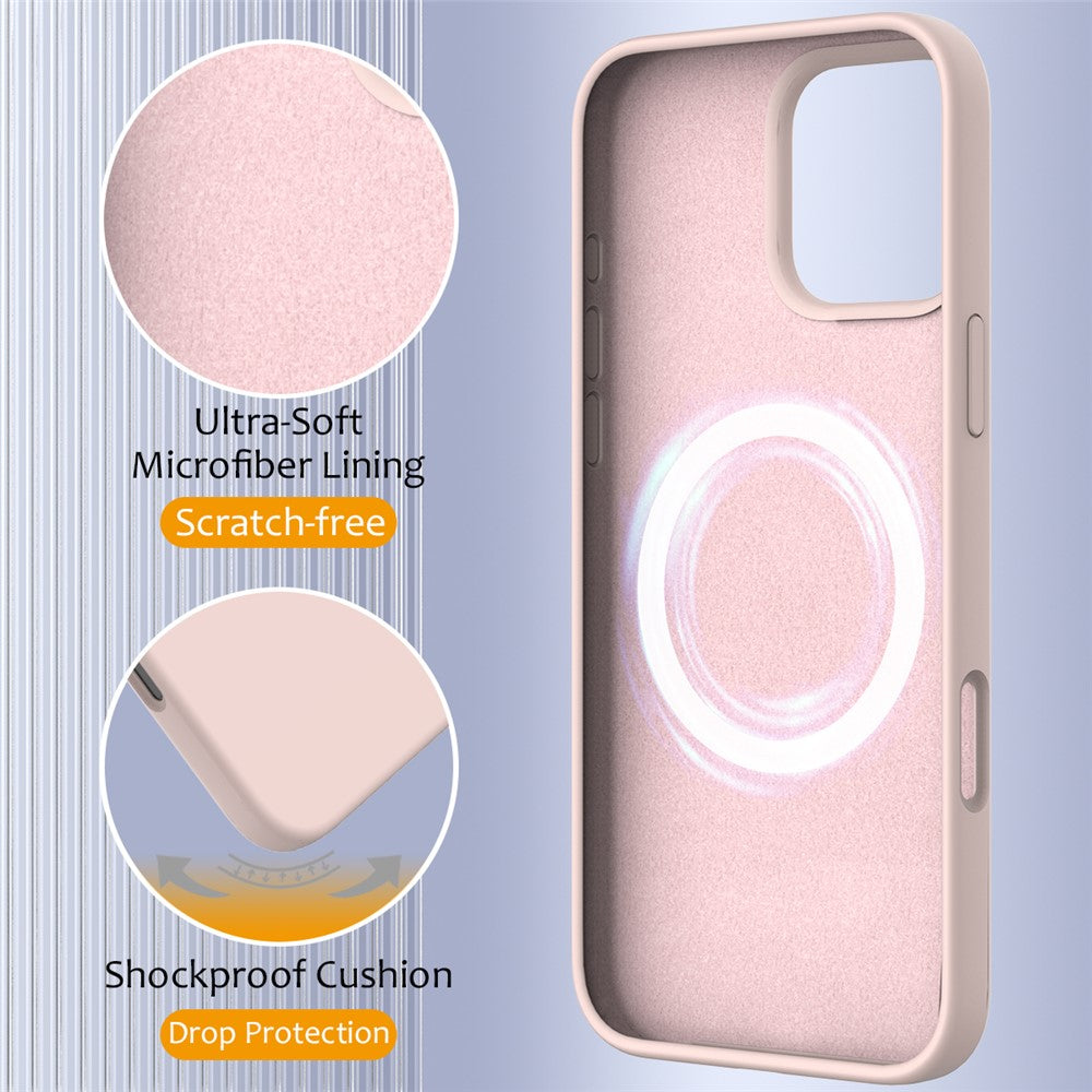 iPhone 16 Pro Max Magnetische Silikonhülle – Stoßfest