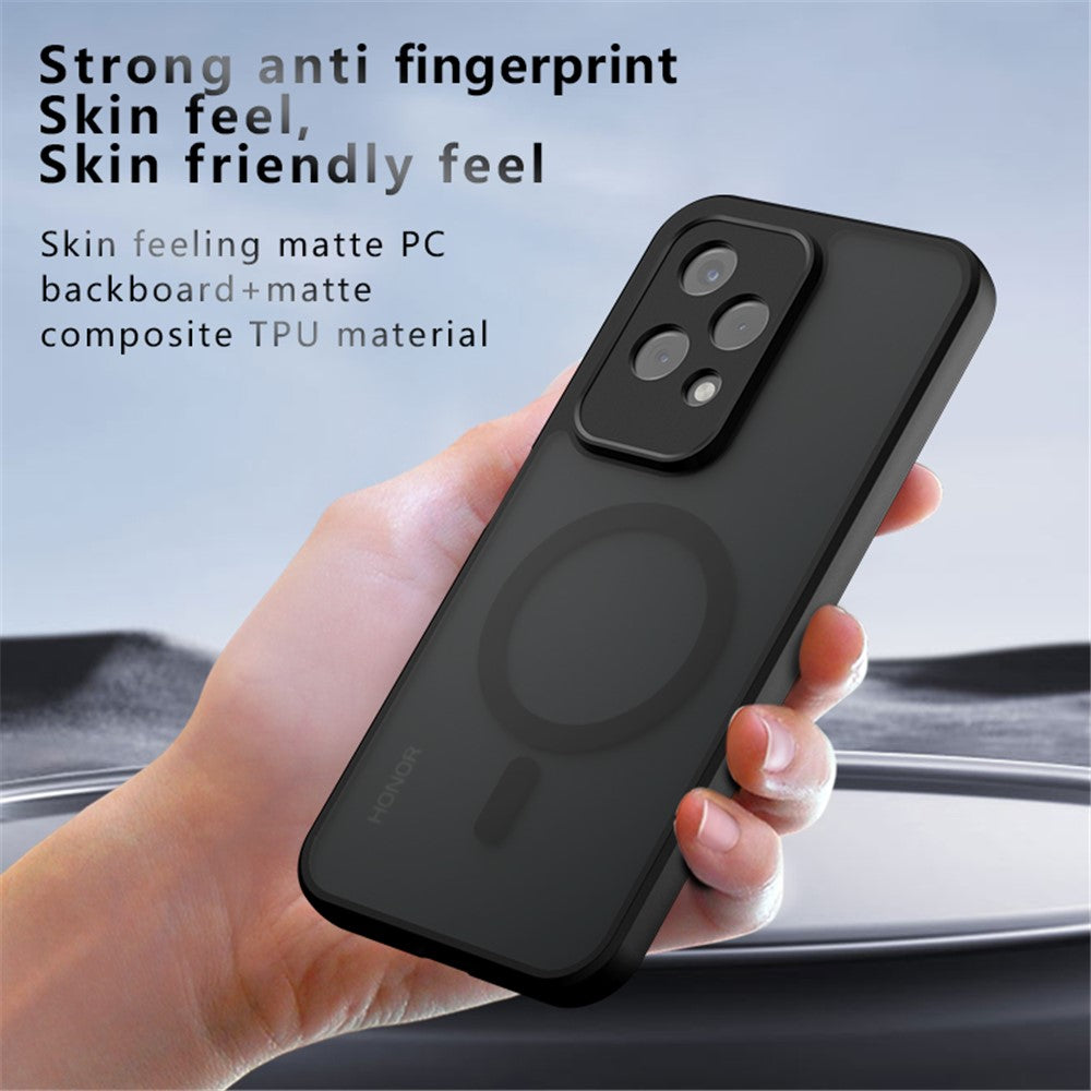 Honor 200 Lite Magnetische Handyhülle – TPU+PC-Hülle, matt, kratzfest