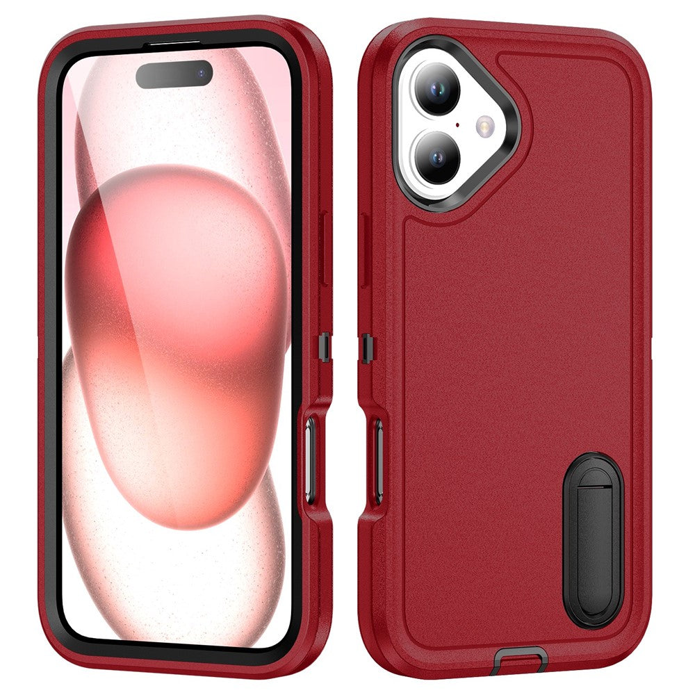 iPhone 16 Silikon-Hülle – Stoßfest & EVA 3-in-1-Design