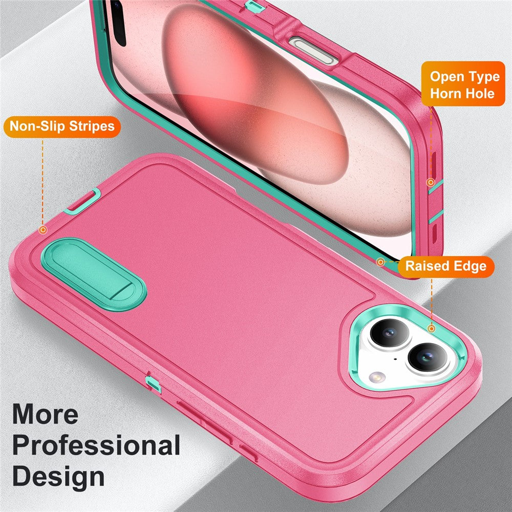 iPhone 16 Plus Silikon-Hülle – Stoßfest & EVA 3-in-1-Design