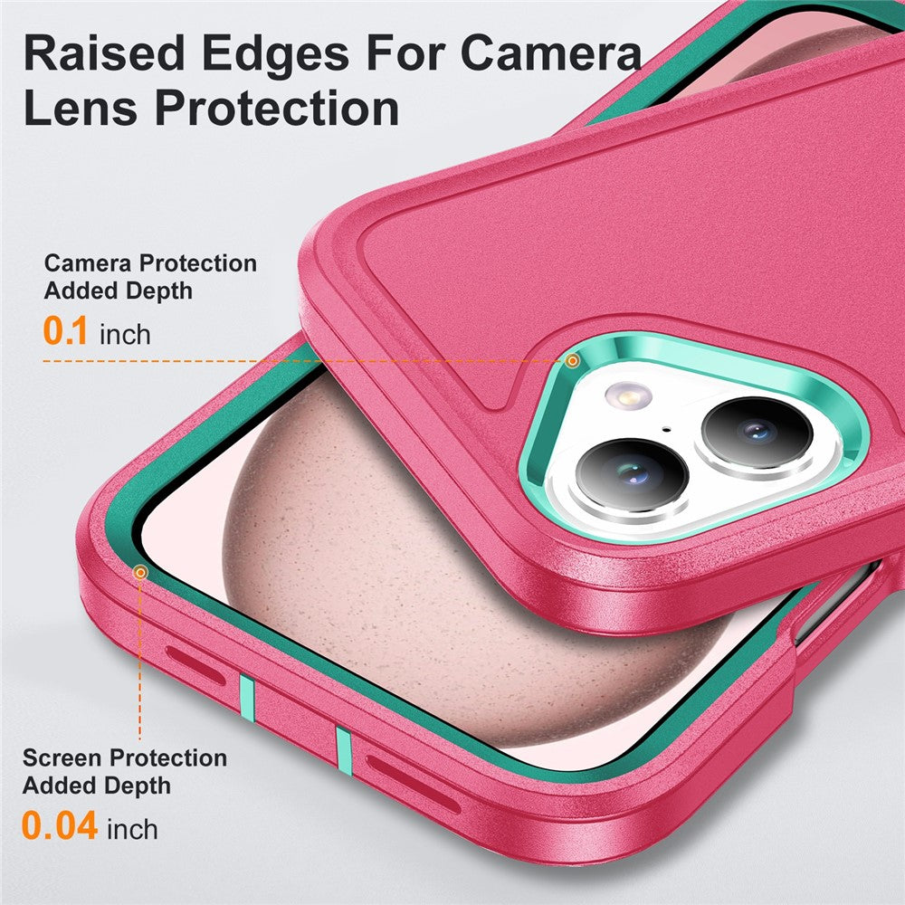 iPhone 16 Plus Silikon-Hülle – Stoßfest & EVA 3-in-1-Design