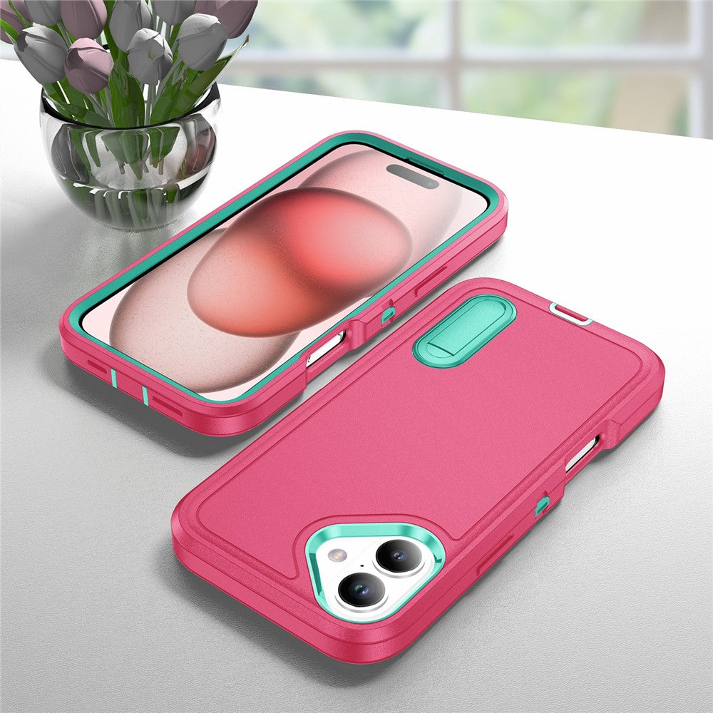 iPhone 16 Plus Silikon-Hülle – Stoßfest & EVA 3-in-1-Design