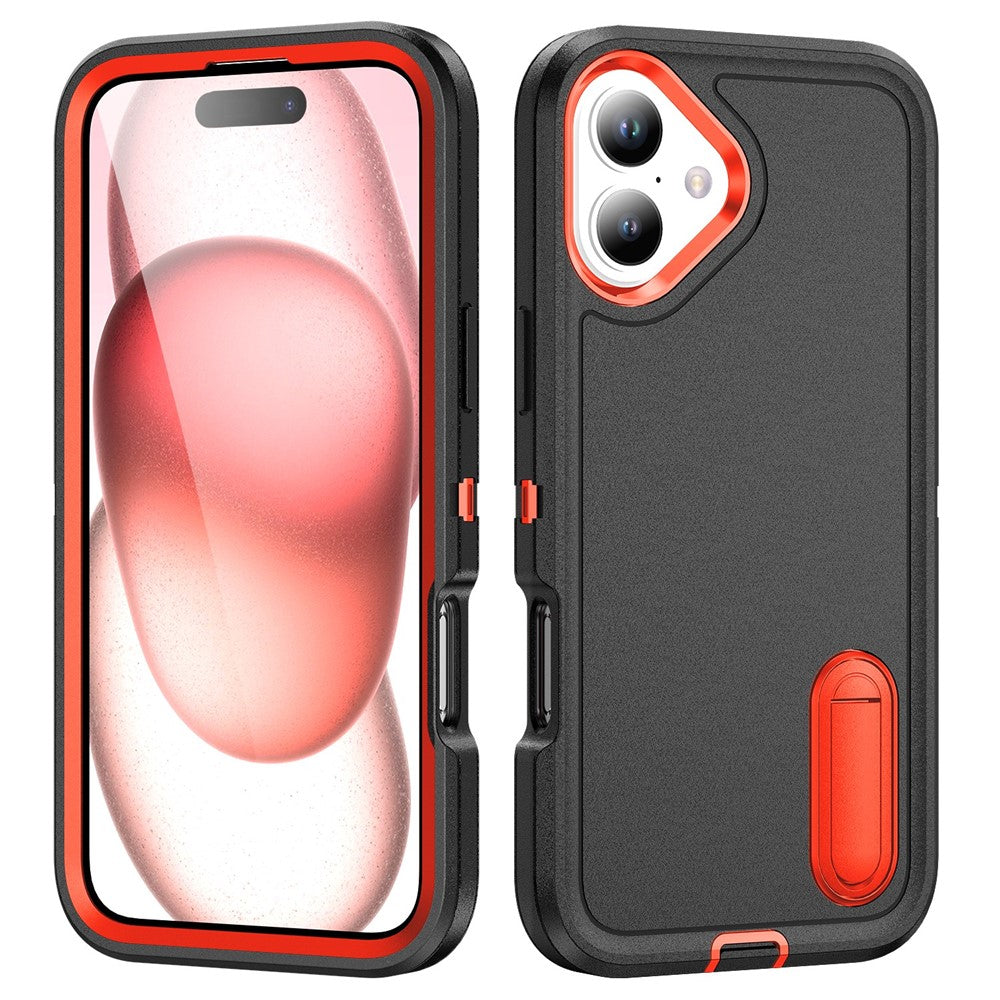 iPhone 16 Plus Silikon-Hülle – Stoßfest & EVA 3-in-1-Design