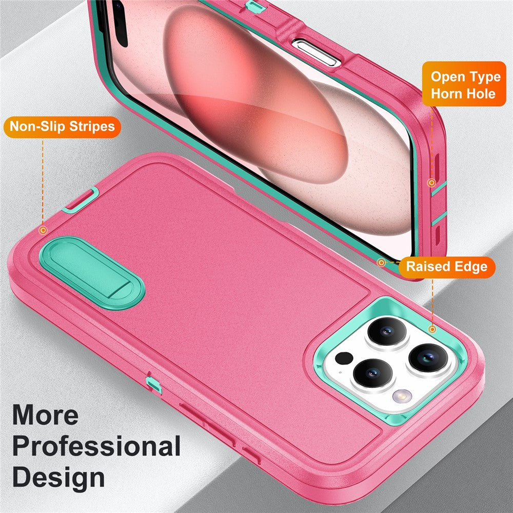 iPhone 16 Pro Silikon-Hülle – Stoßfest & EVA 3-in-1-Design