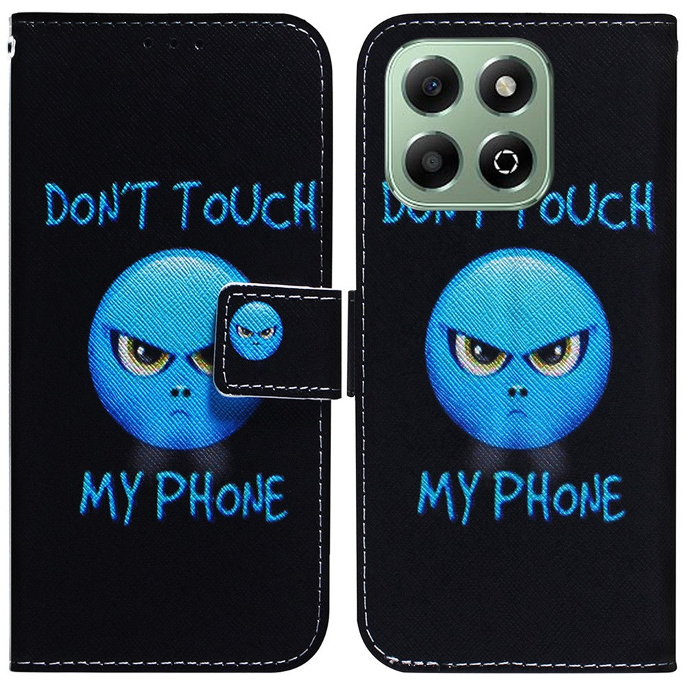 For Honor X6b 4G Case Pattern Print Leather Wallet Phone Cover