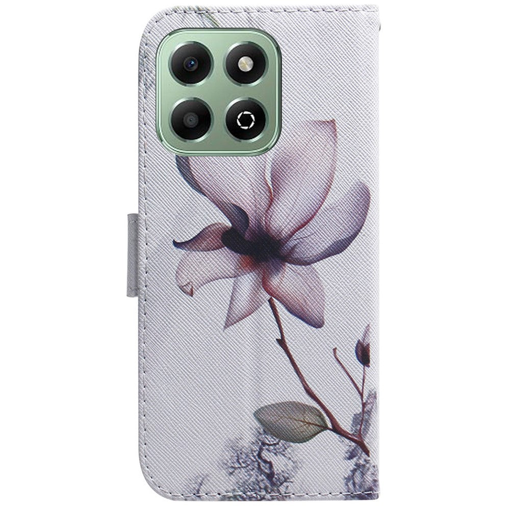 For Honor X6b 4G Case Pattern Print Leather Wallet Phone Cover
