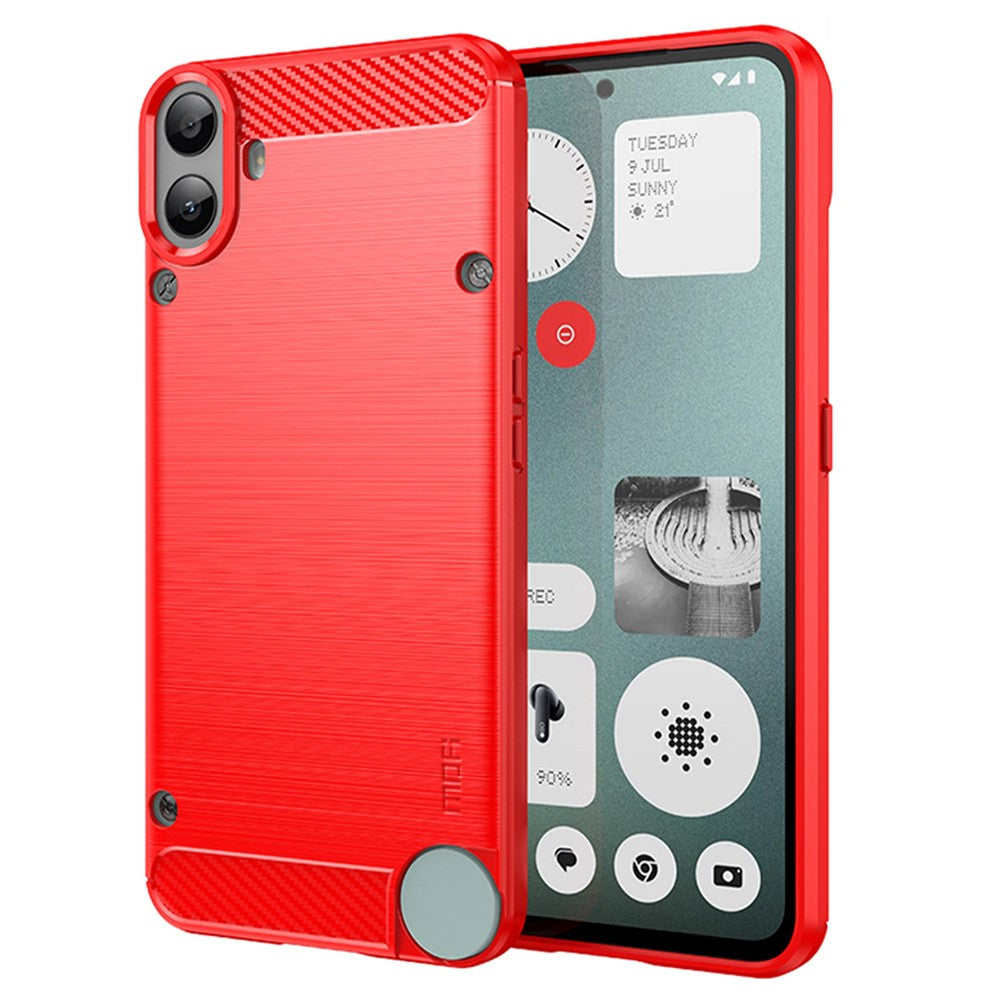 MOFI JK TPU Series-1 For Nothing CMF Phone 1 TPU Case Carbon Fiber Texture Phone Cover